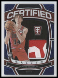 2024-25 Panini Totally Certified Baller Mirror Blue Matas Buzelis #/49 #CB-MTB