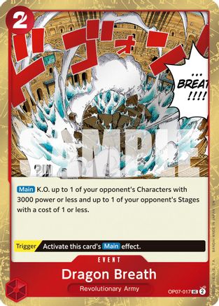 Dragon Breath (Pirate Foil) (OP07-017) - Premium Booster -The Best- Vol. 2 Foil