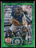 2023 Topps Chrome Green Sonar Refractors Cal Raleigh #/99 #141