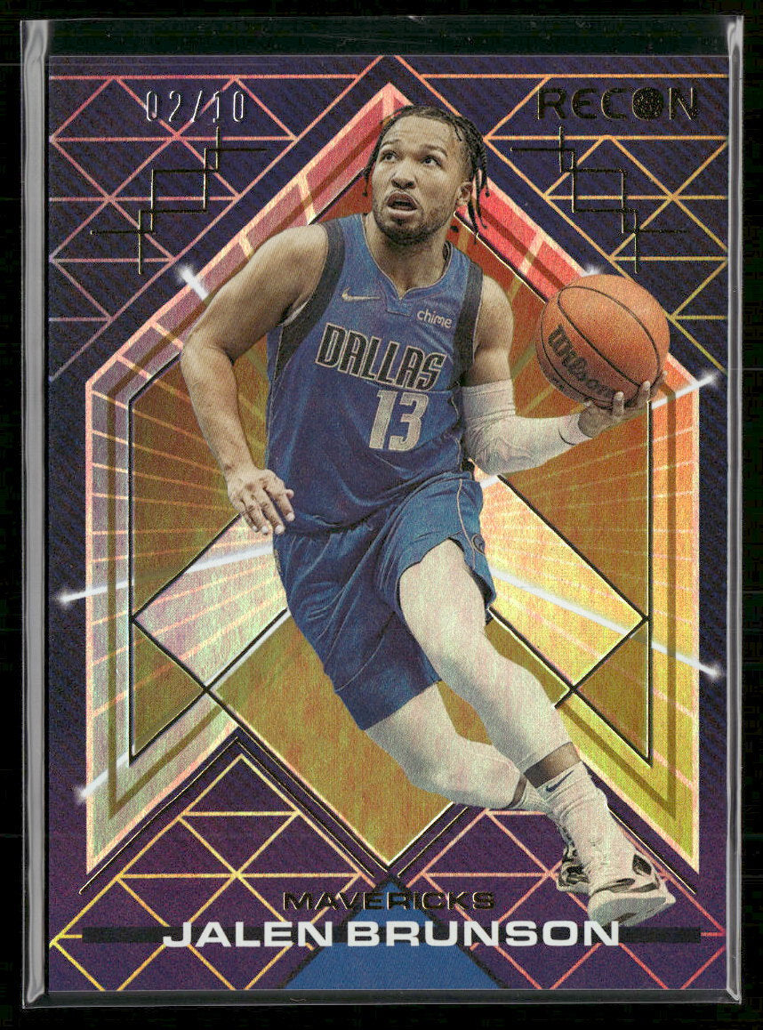 2021-22 Panini Recon Holo Gold Jalen Brunson #/10 #93