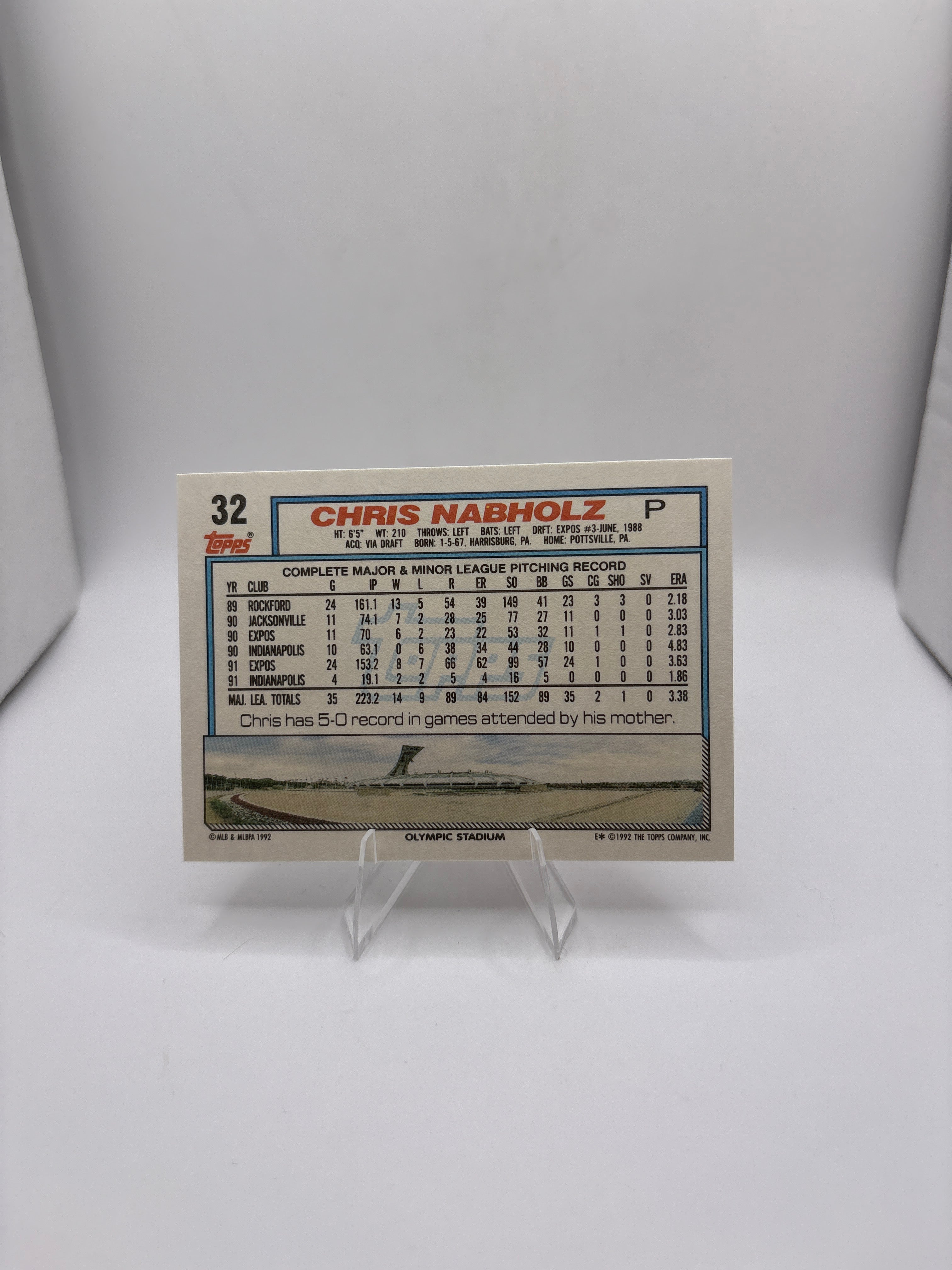 Topps Chris Nabholz