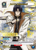 Aoshi Shinomori (014) (Winner) (UEPR/RNK-1-014) - Union Arena Promotion Cards Foil
