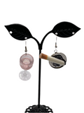 Cigarette and Wine Earrings 1