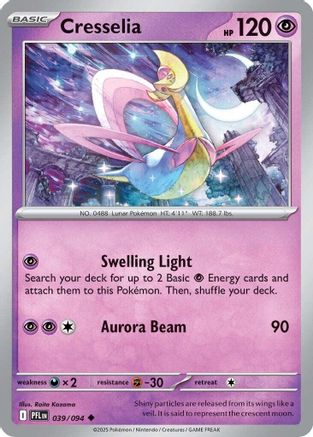 Cresselia 039 - ME02 Phantasmal Flames Reverse Holofoil