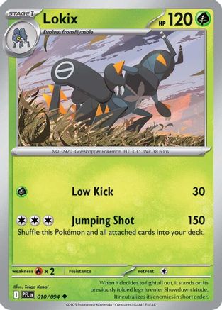 Lokix 010 - ME02 Phantasmal Flames Reverse Holofoil