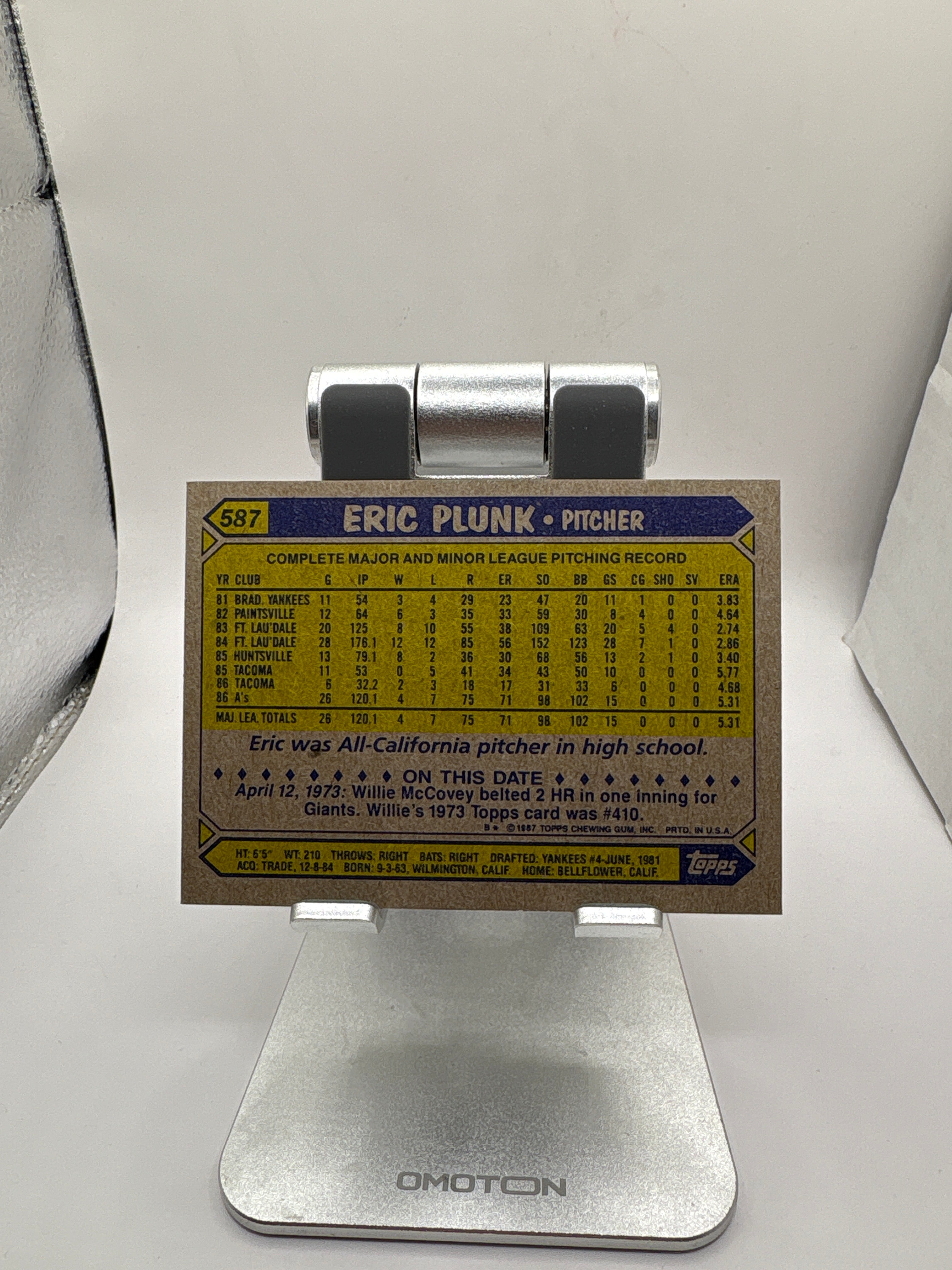 Topps Eric Plunk