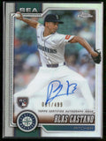 2026 Topps Chrome Retail Rookie AU Refractors Blas Castano #/499 Auto #RA-BCA