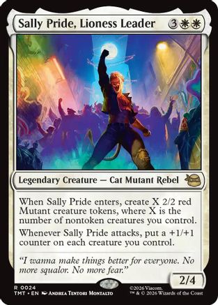 Sally Pride, Lioness Leader (TMT-024) - Teenage Mutant Ninja Turtles