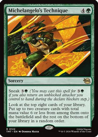 Michelangelo's Technique (TMT-122) - Teenage Mutant Ninja Turtles