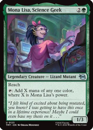 Mona Lisa, Science Geek (TMT-123) - Teenage Mutant Ninja Turtles