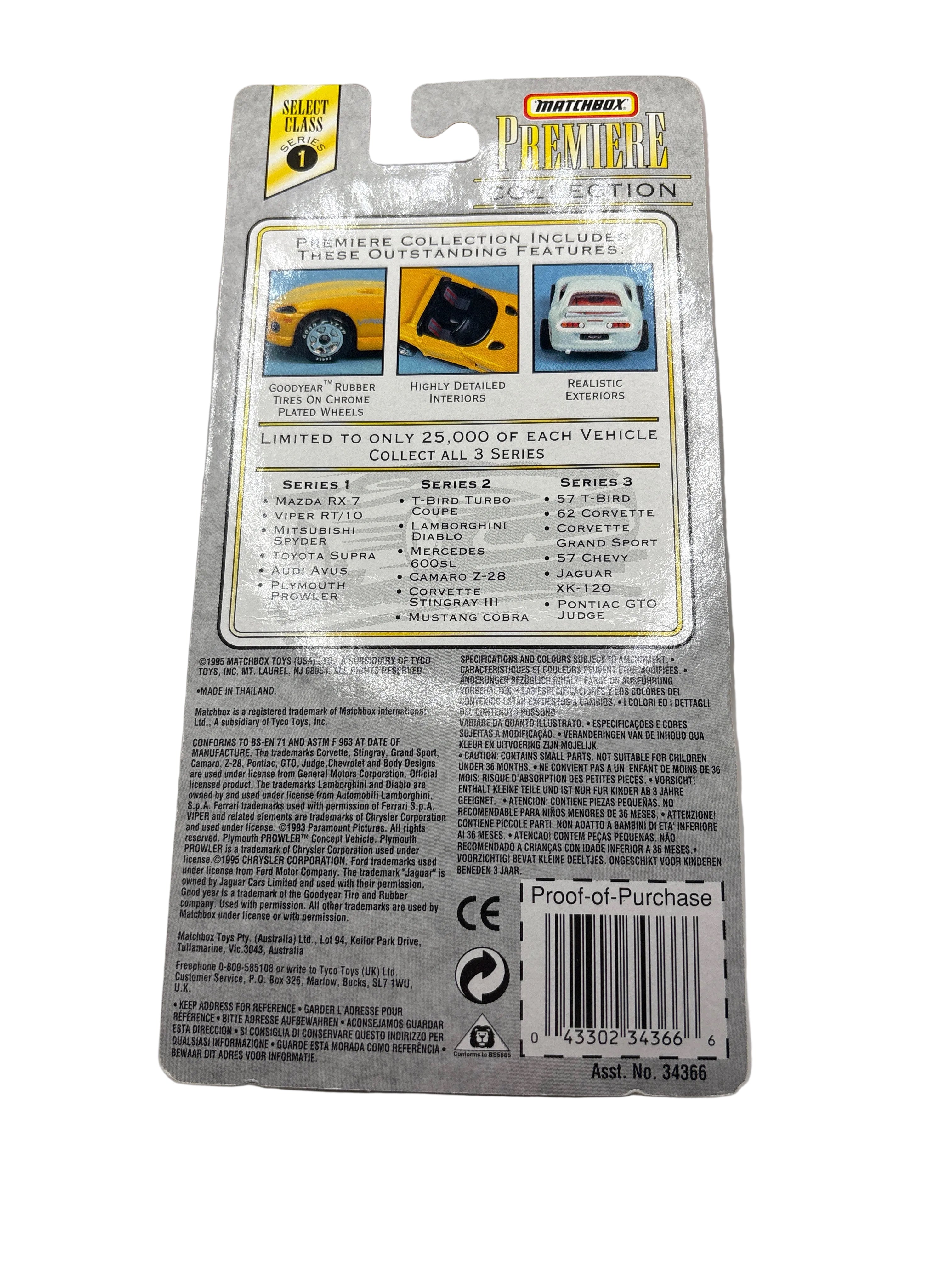 Matchbox Plymouth Prowler Diecast gray