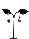 heart shaped lock earrings