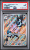 2025 Pokemon Wht En-White Flare Illustration Rare Swoobat 9 PSA #120