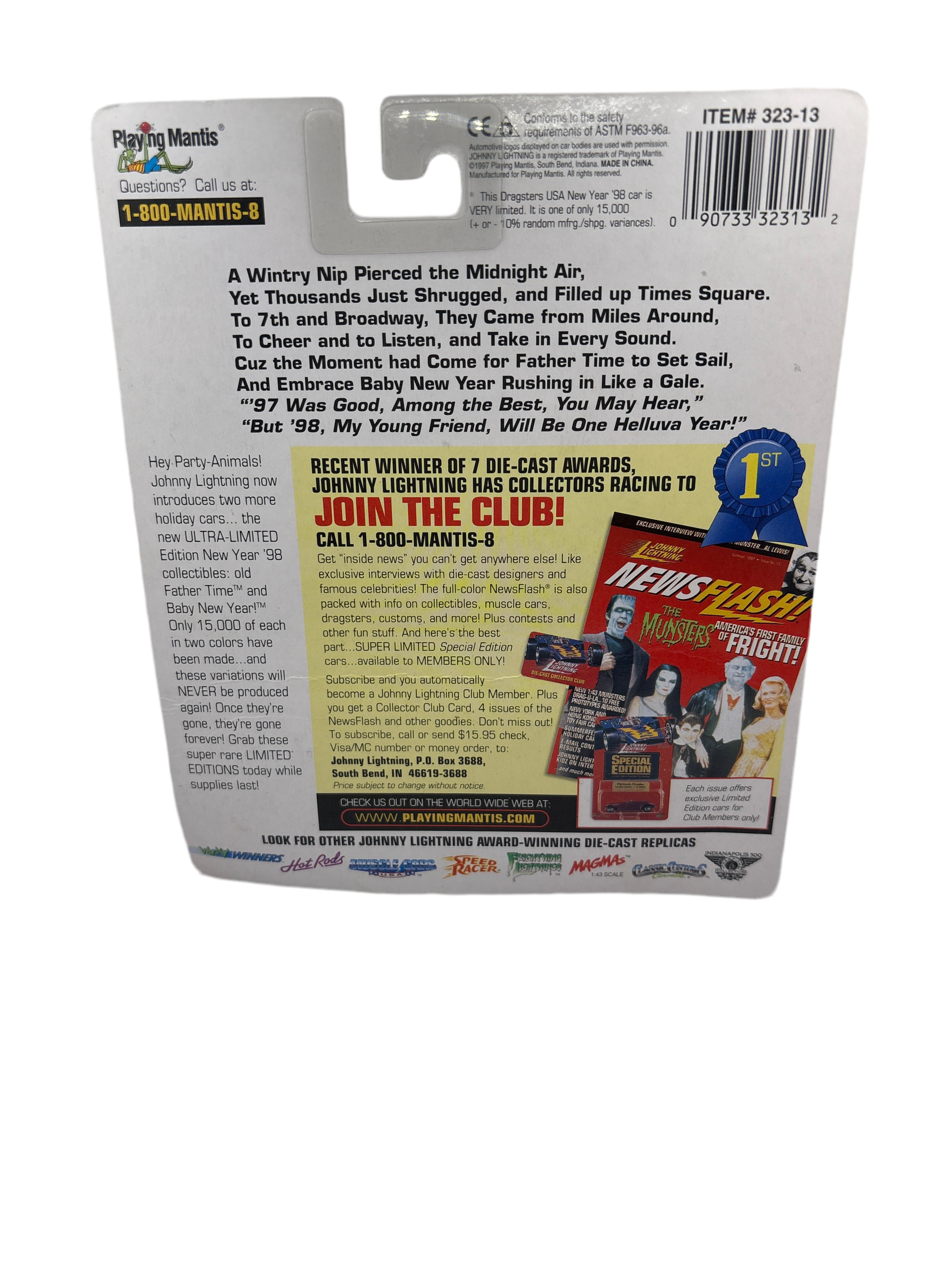Johnny Lightning Father Time Diecast