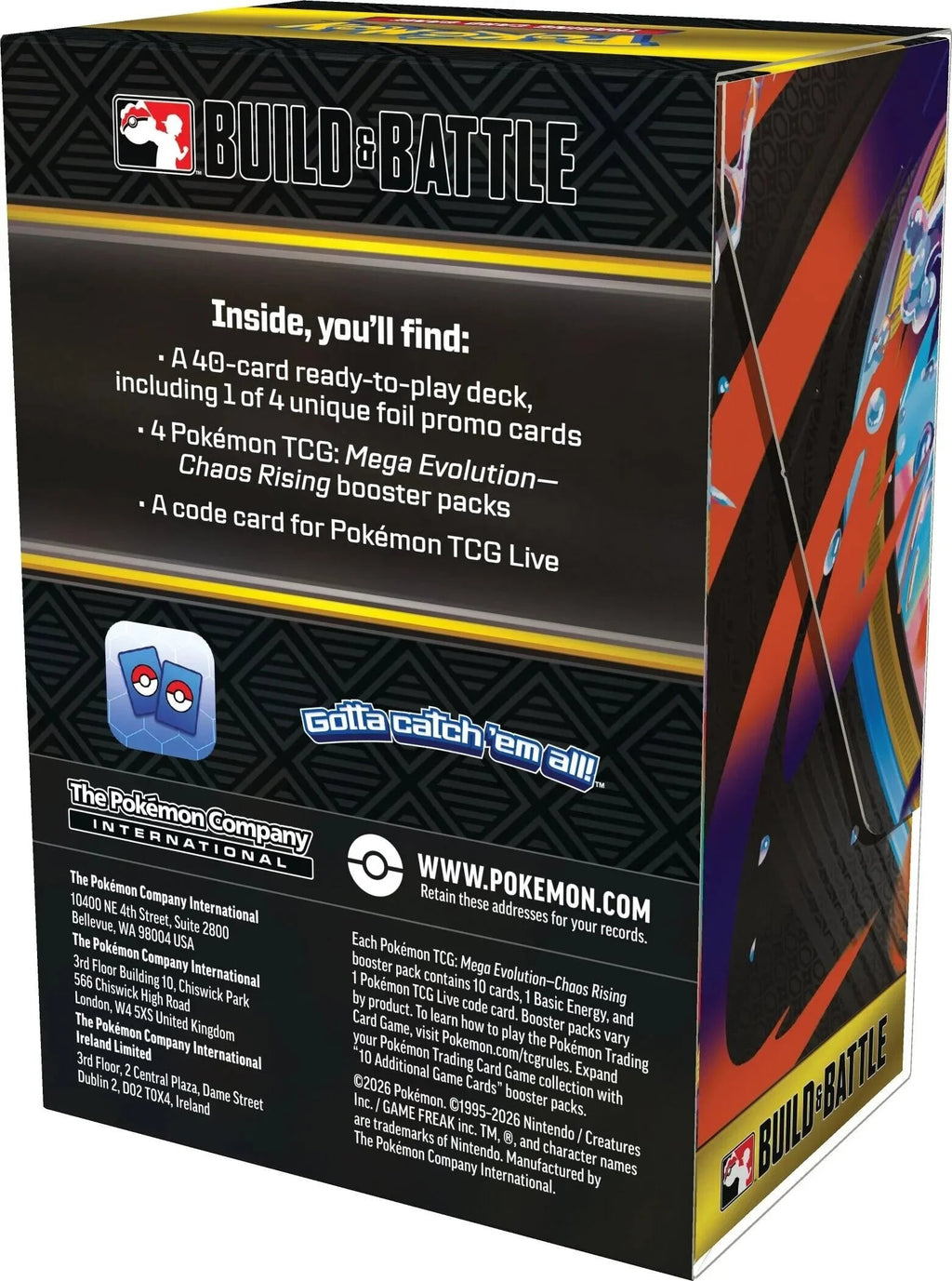 Mega Evolution: Chaos Rising Build & Battle Box