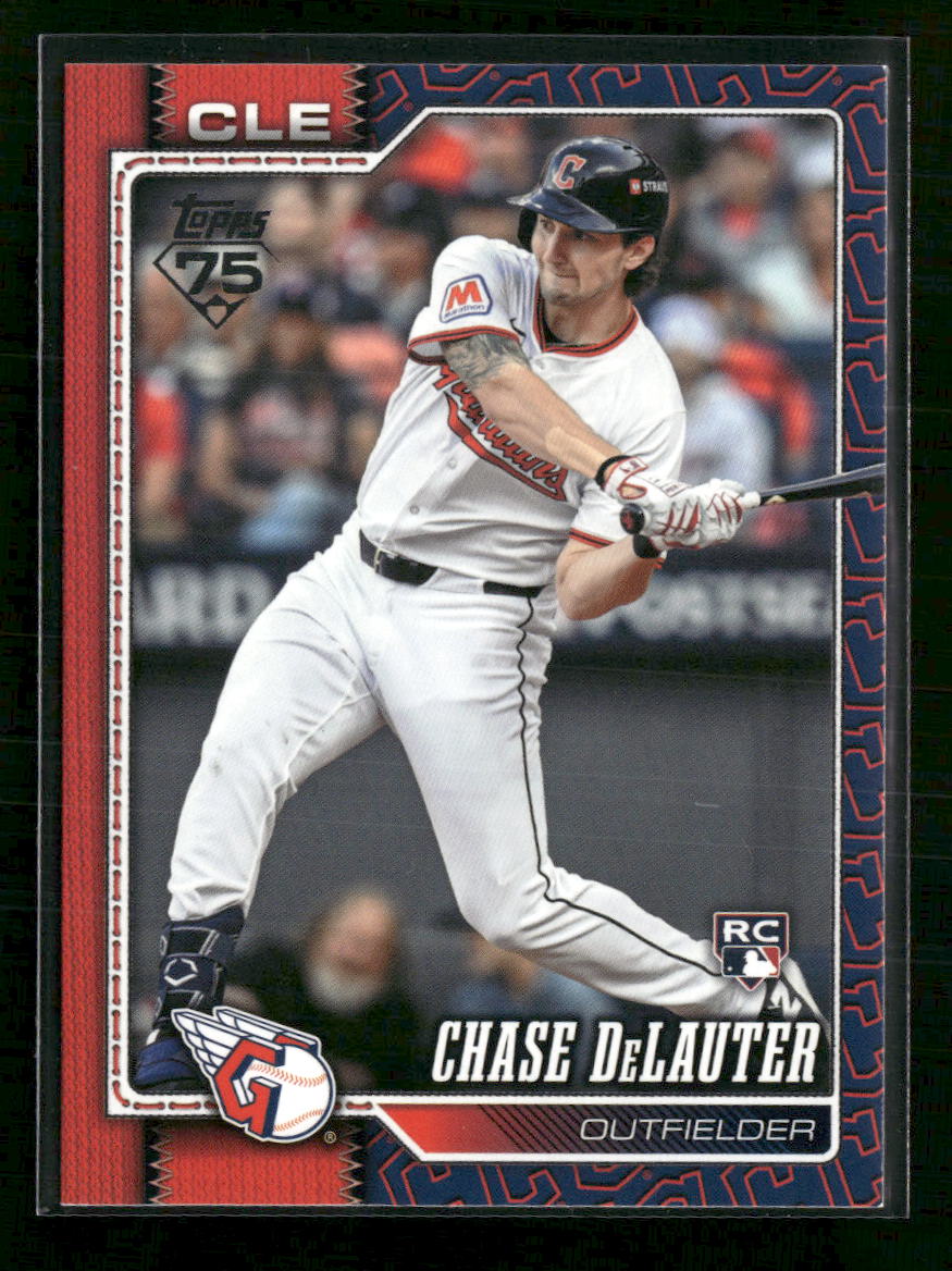 2026 Topps Team Color Border Chase DeLauter Rookie #458