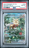 2024 Pokemon Temporal Forces Special Illus Rare Gouging Fire Ex 8 PSA #204