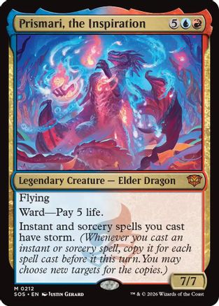 Prismari, the Inspiration (SOS-212) - Secrets of Strixhaven Foil
