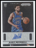 2024-25 Panini Prizm Deca Signatures Ajay Mitchell AU #PDS-AJA