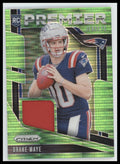 2024 Panini Prizm Premier Jerseys Neon Green Pulsar Drake Maye #PJ-DME