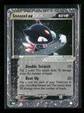 Ruby and Sapphire Sneasel ex #103/109 *Damaged*