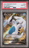 2022 Pokemon Sword & Shield Silver Tempest Silver Tempest Fa/Lugia V 10 PSA #185