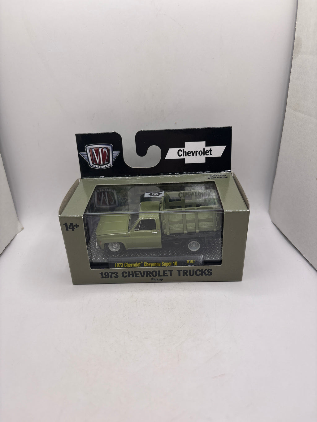 M2 1973 Chevrolet Cheyenne Super 10 Diecast green