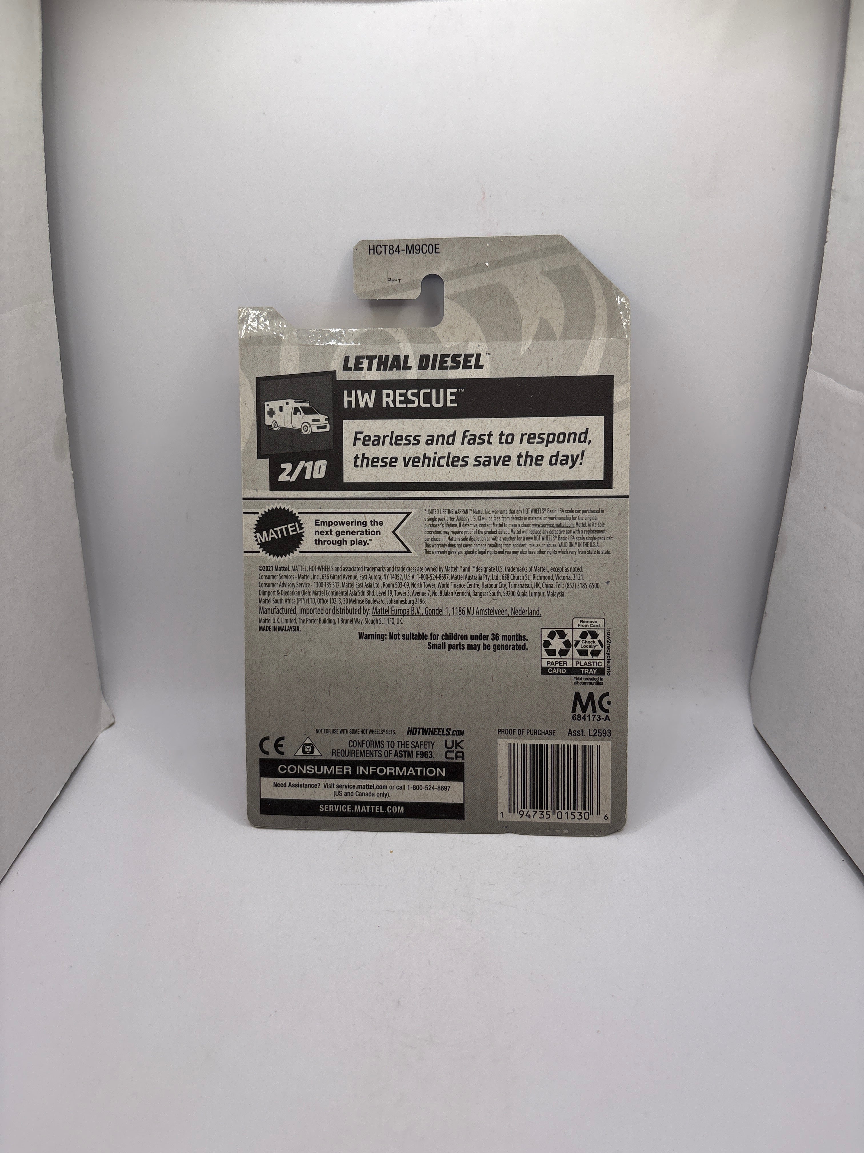 Hot Wheels Lethal Diesel Diecast