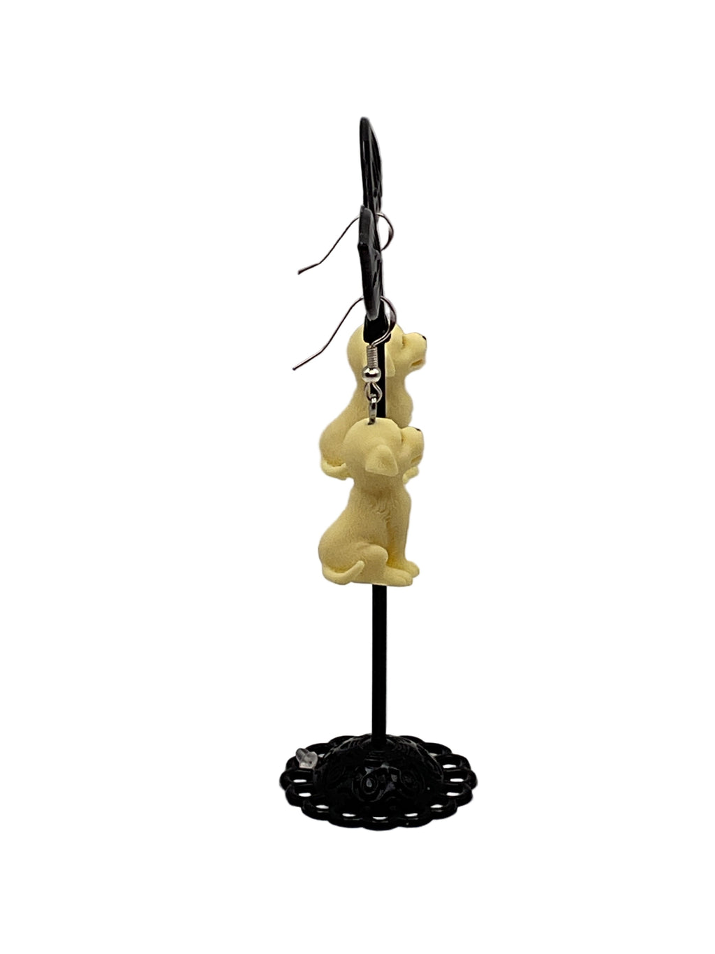 Yellow Lab Puppy Earrings