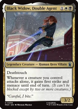 Black Widow, Double Agent (MSH-208) - Marvel Super Heroes