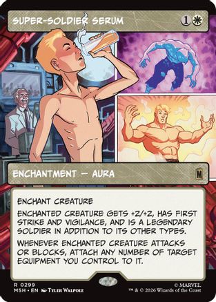 Super-Soldier Serum (Borderless) (MSH-299) - Marvel Super Heroes