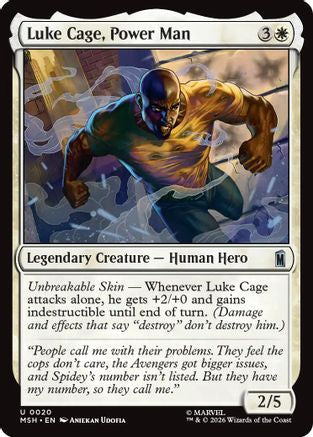 Luke Cage, Power Man (MSH-020) - Marvel Super Heroes