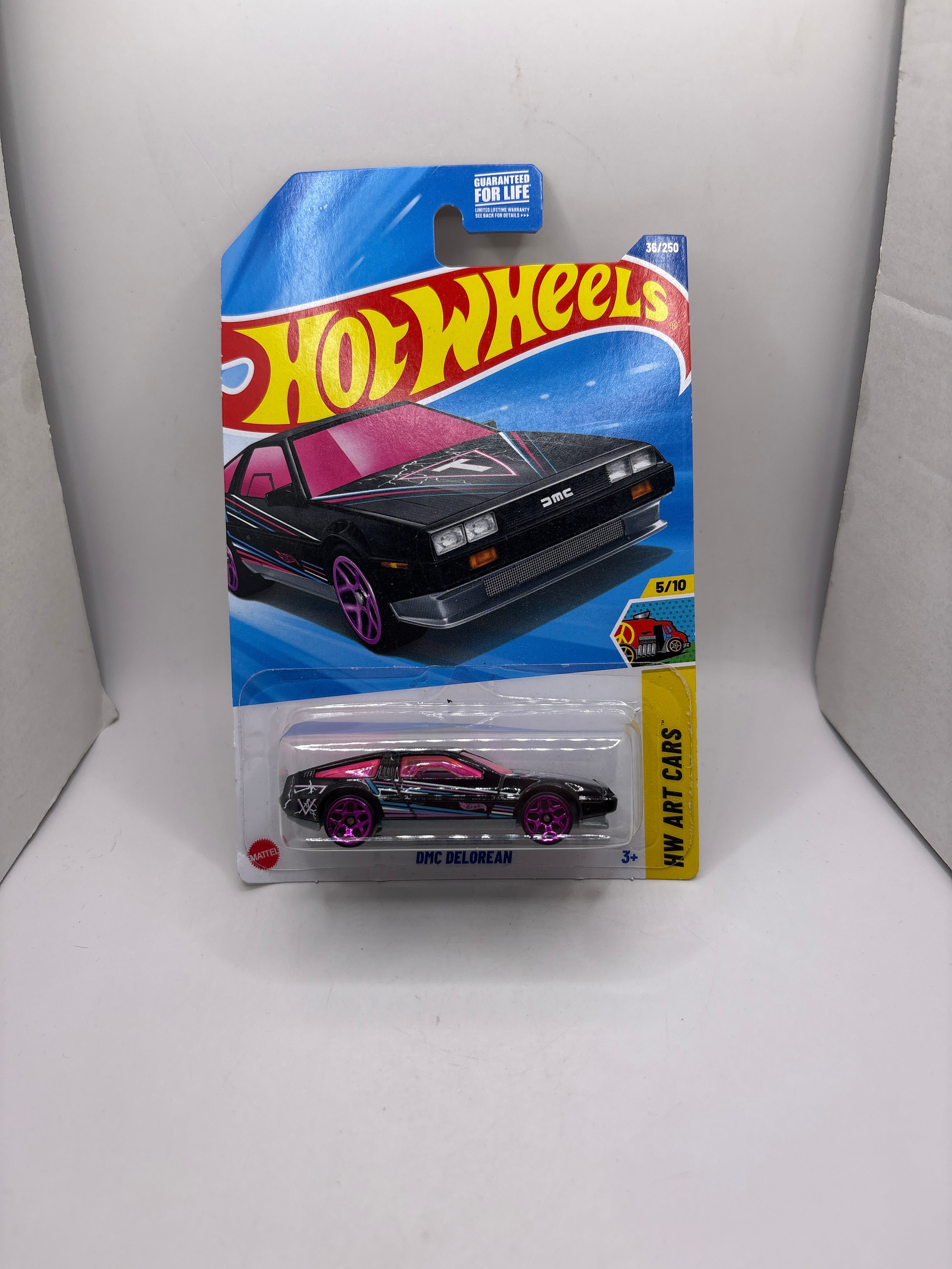 Hot Wheels DMC Delorean Diecast black