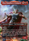 Thor, Guardian of Midgard (Borderless) (MSC-503) - Commander: Marvel Super Heroes Foil