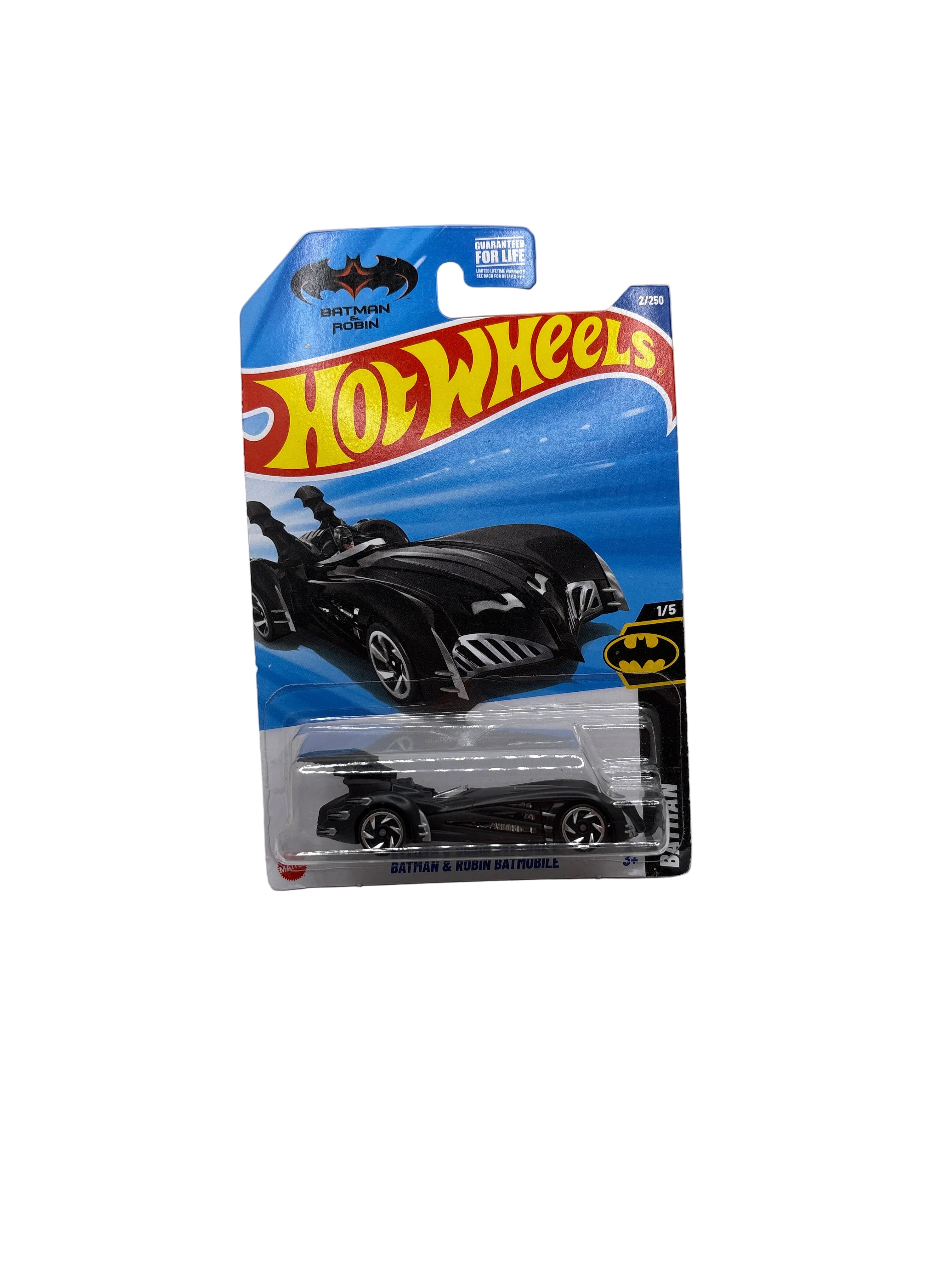Hot Wheels Batman & Robin Batmobile Diecast black