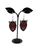 Red Devil Earrings