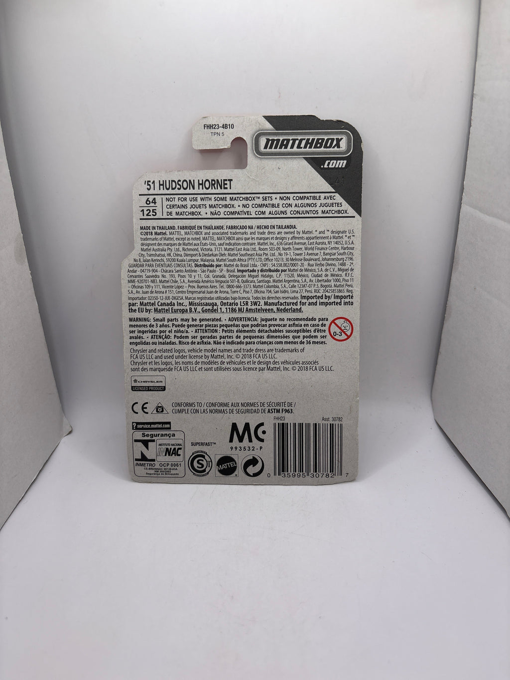 Matchbox 51 Hudson Hornet Diecast