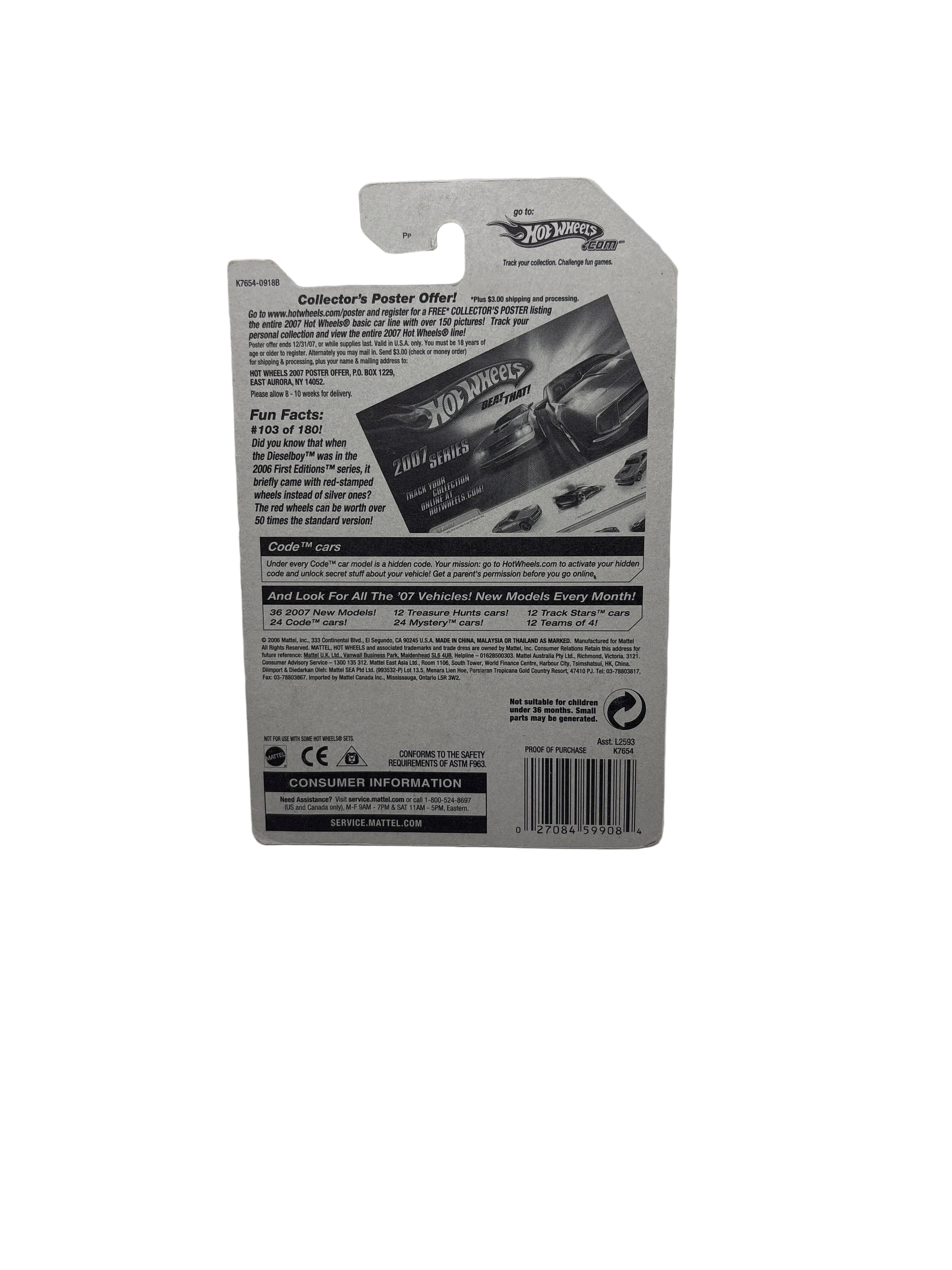Hot Wheels Dieselboy Diecast