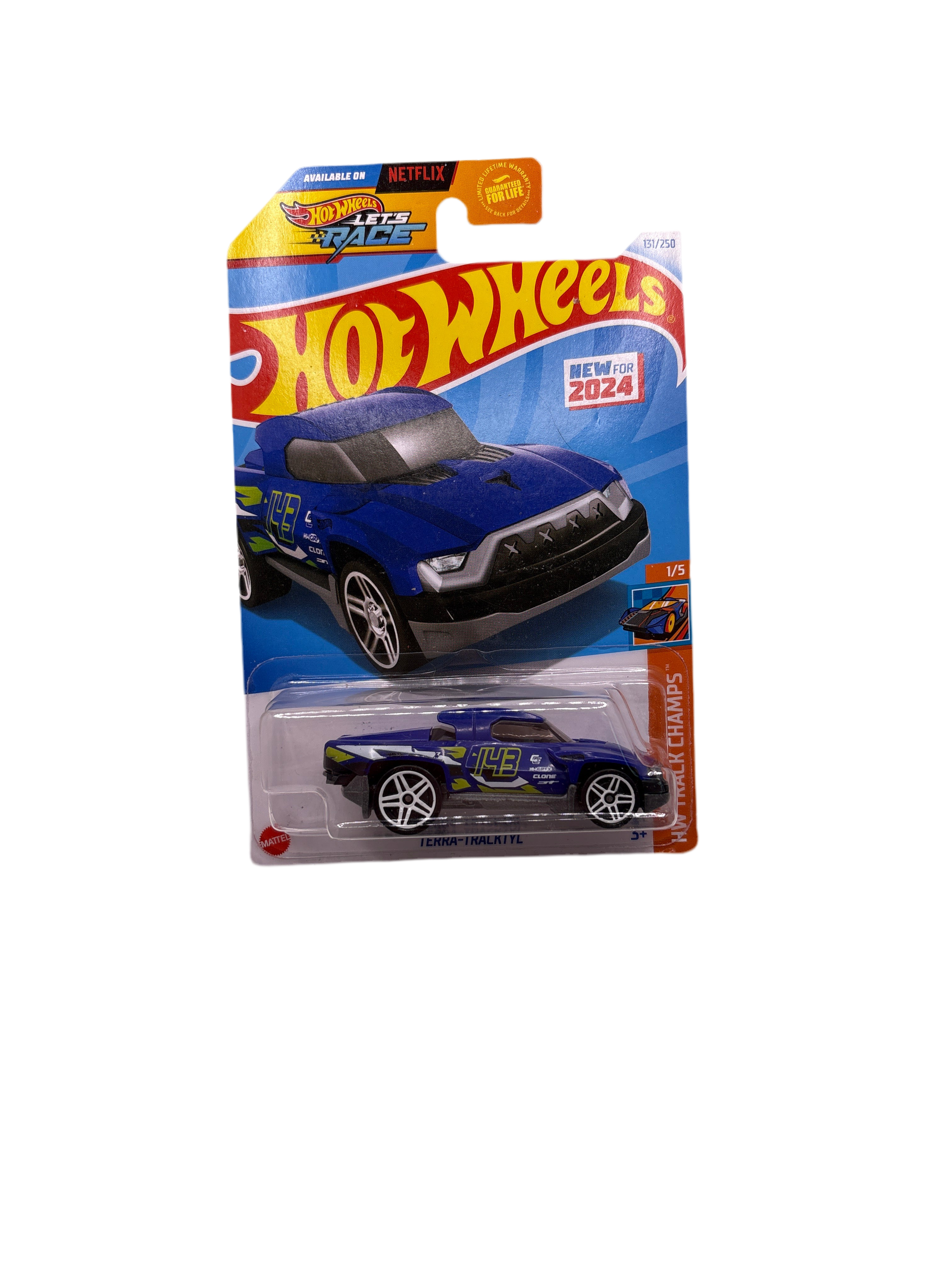 Hot Wheels Terra-Tracktyl Diecast blue