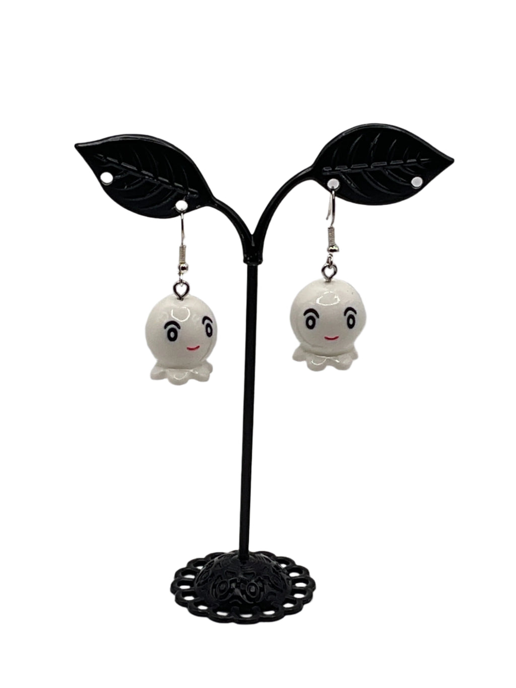 3-D Octopus Earrings