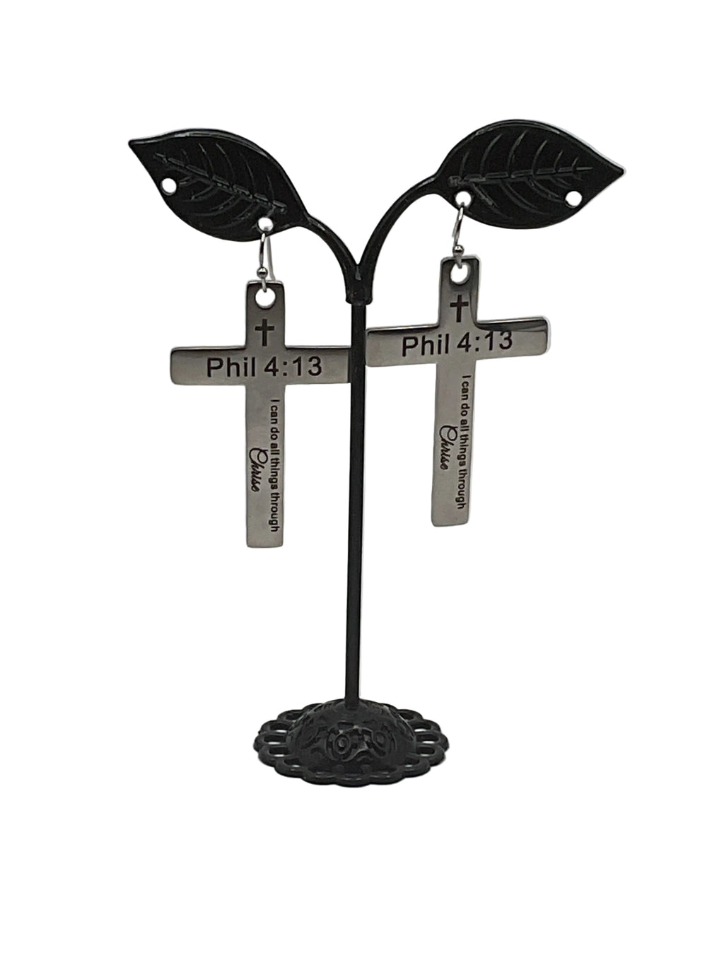 Religious Cross Earrings