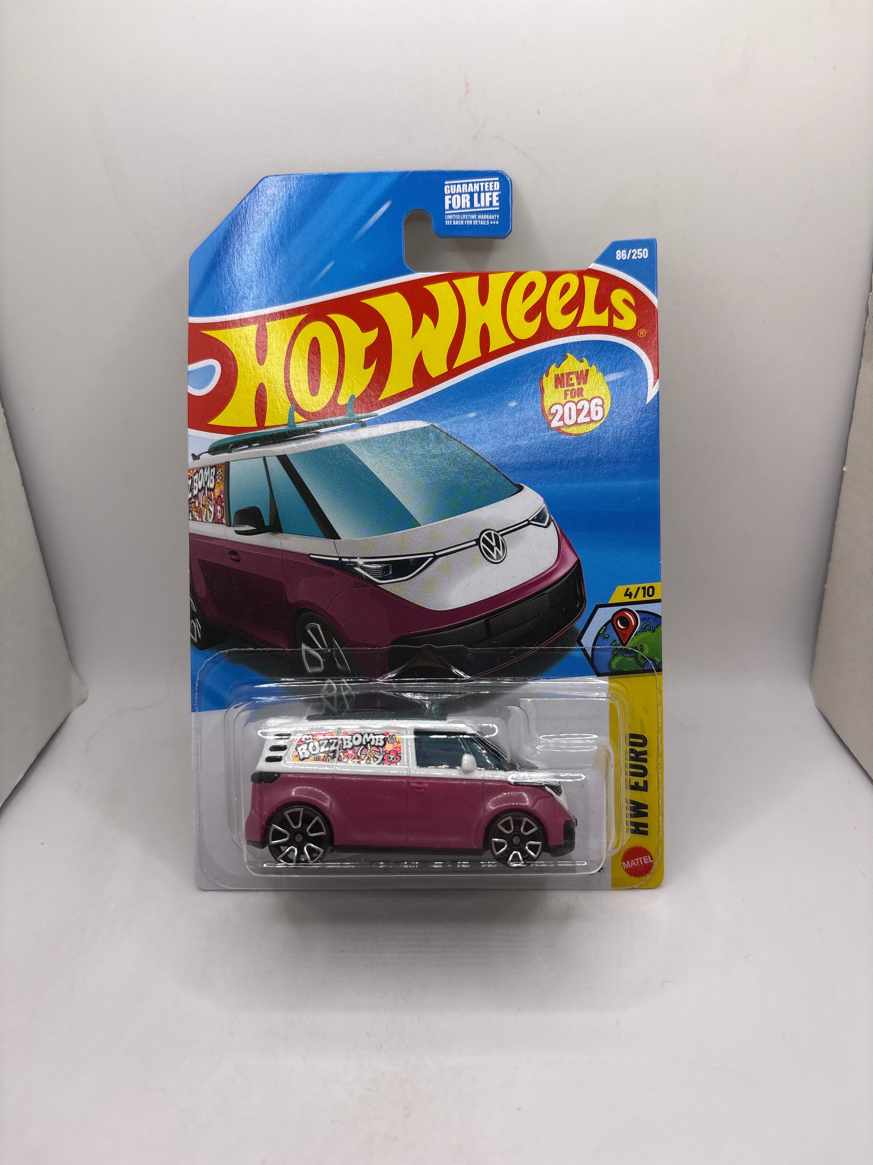 Hot Wheels VW ID. Buzz Bomb Diecast purple