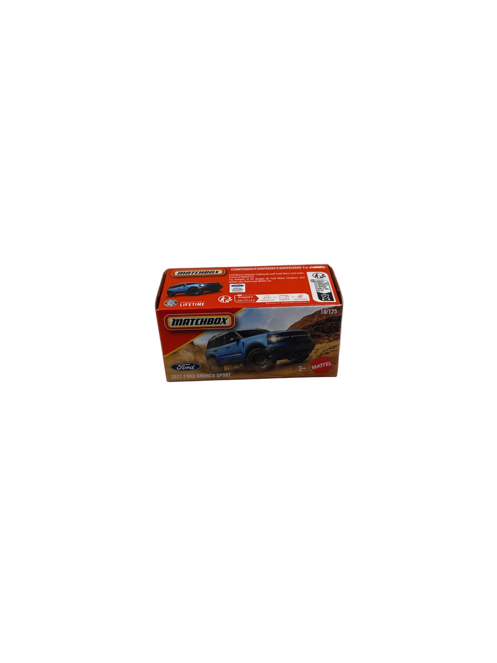 Matchbox 2022 Ford Bronco Sport Diecast blue
