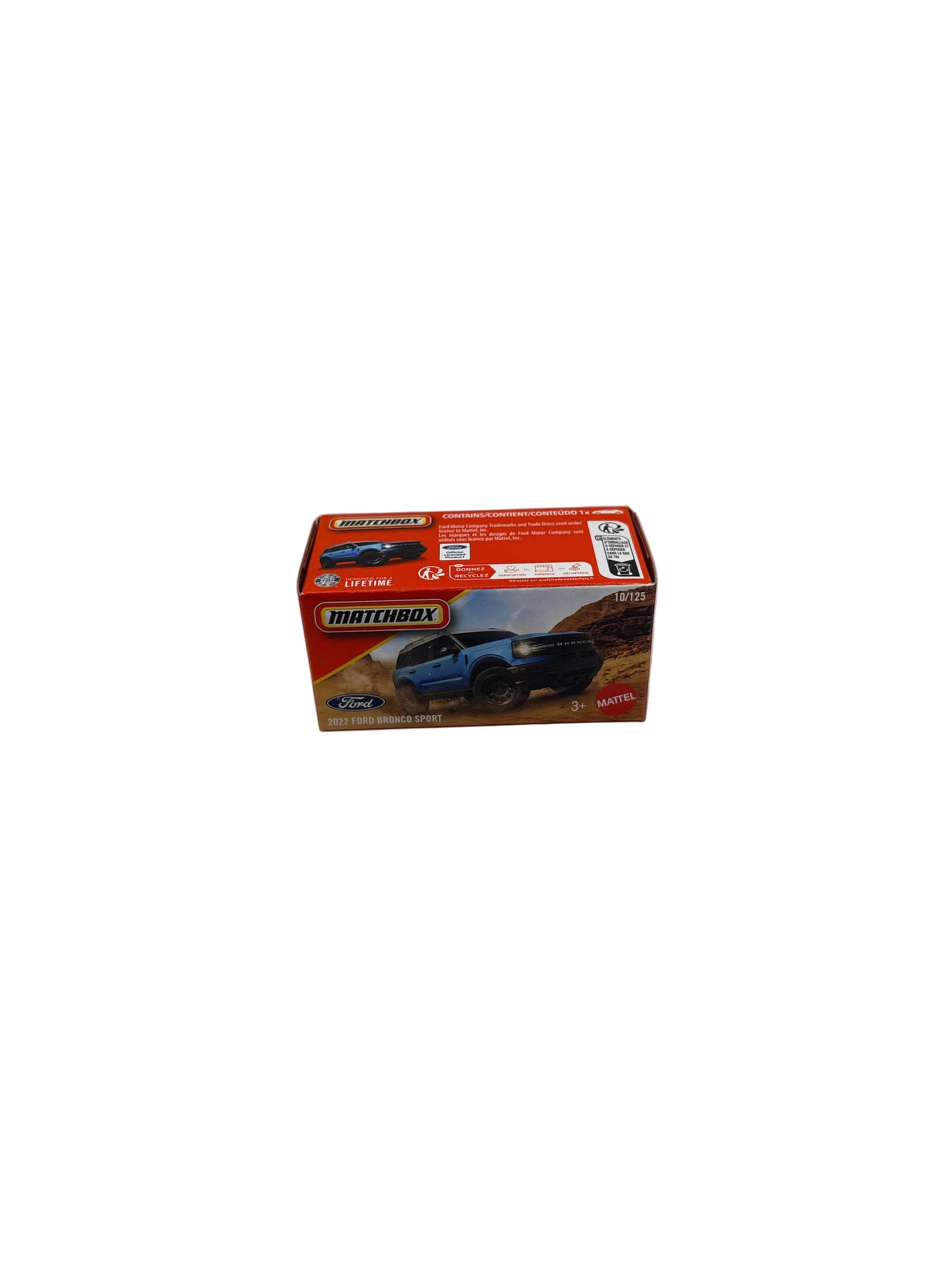Matchbox 2022 Ford Bronco Sport Diecast blue