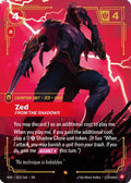 Zed, From the Shadows (023/166) - Vendetta Foil