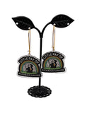 Little Ray of Pitch Black Sunshine Earrings