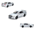 Street Weapon Nissan R34 GT-R Silver Snow Drift 1:64