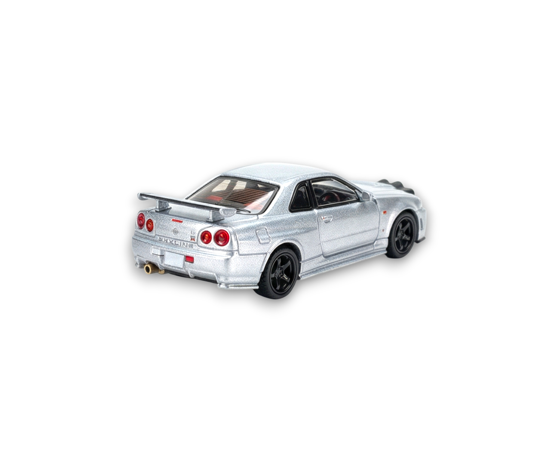 Street Weapon Nissan R34 GT-R Silver Snow Drift 1:64