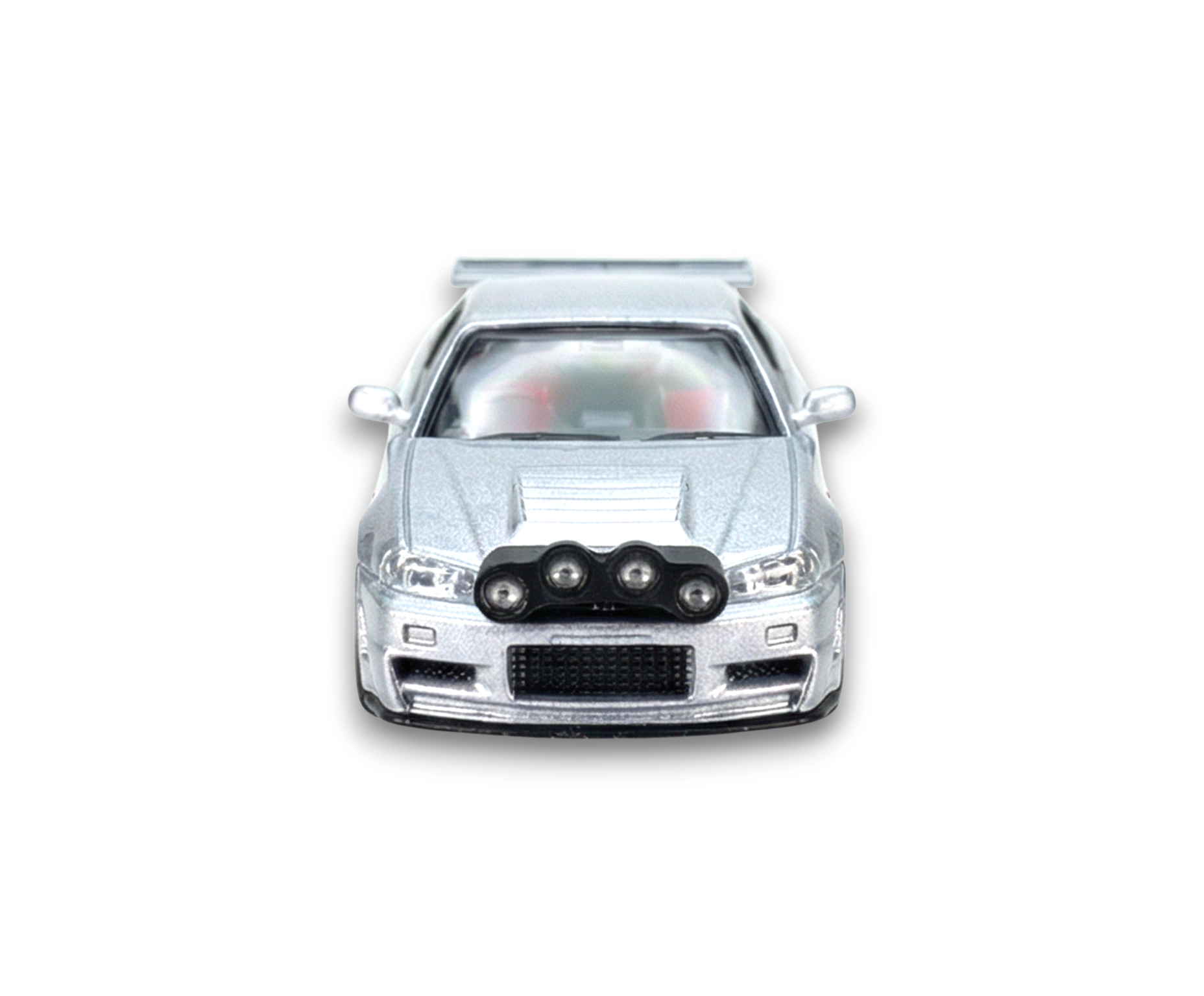 Street Weapon Nissan R34 GT-R Silver Snow Drift 1:64