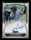 2023 Bowman Chrome Prospect Autographs Mojo Refractors Junior Caminero #BMA-JC